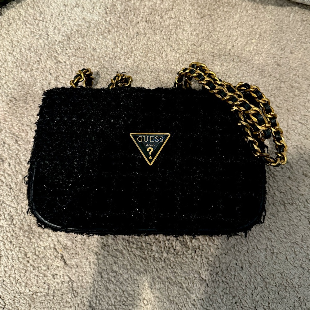 GUESS Cecilly Cross Body Twill Bag